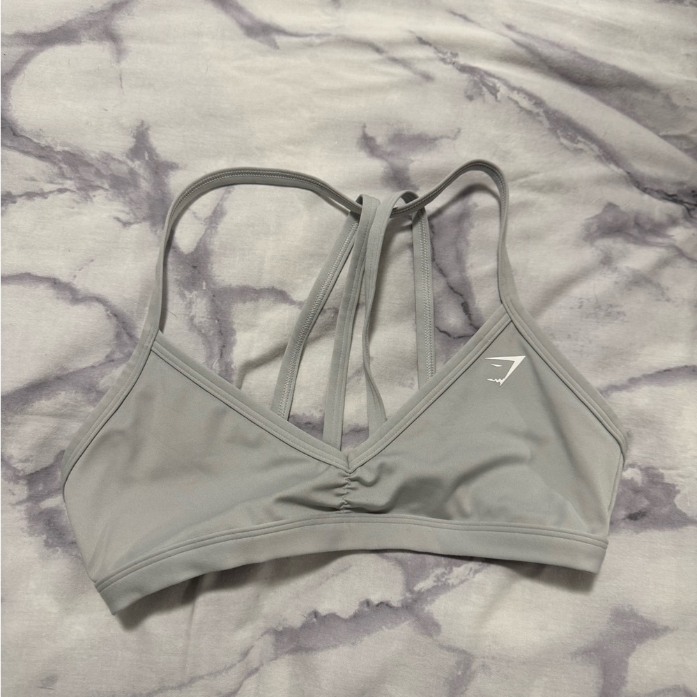Gymshark Minimal Gray Sports Bra